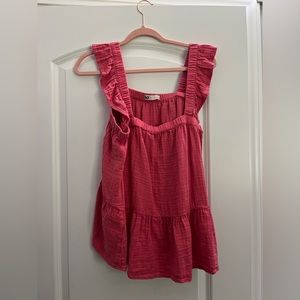 Women’s pink SO tank top size XL